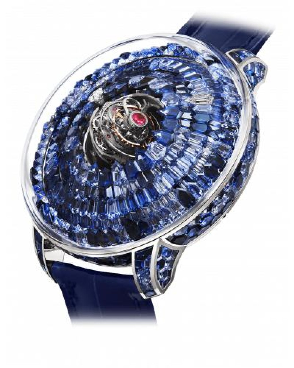 Buy Original The Mystery Tourbillon Blue Camo Watch With Bitcoin