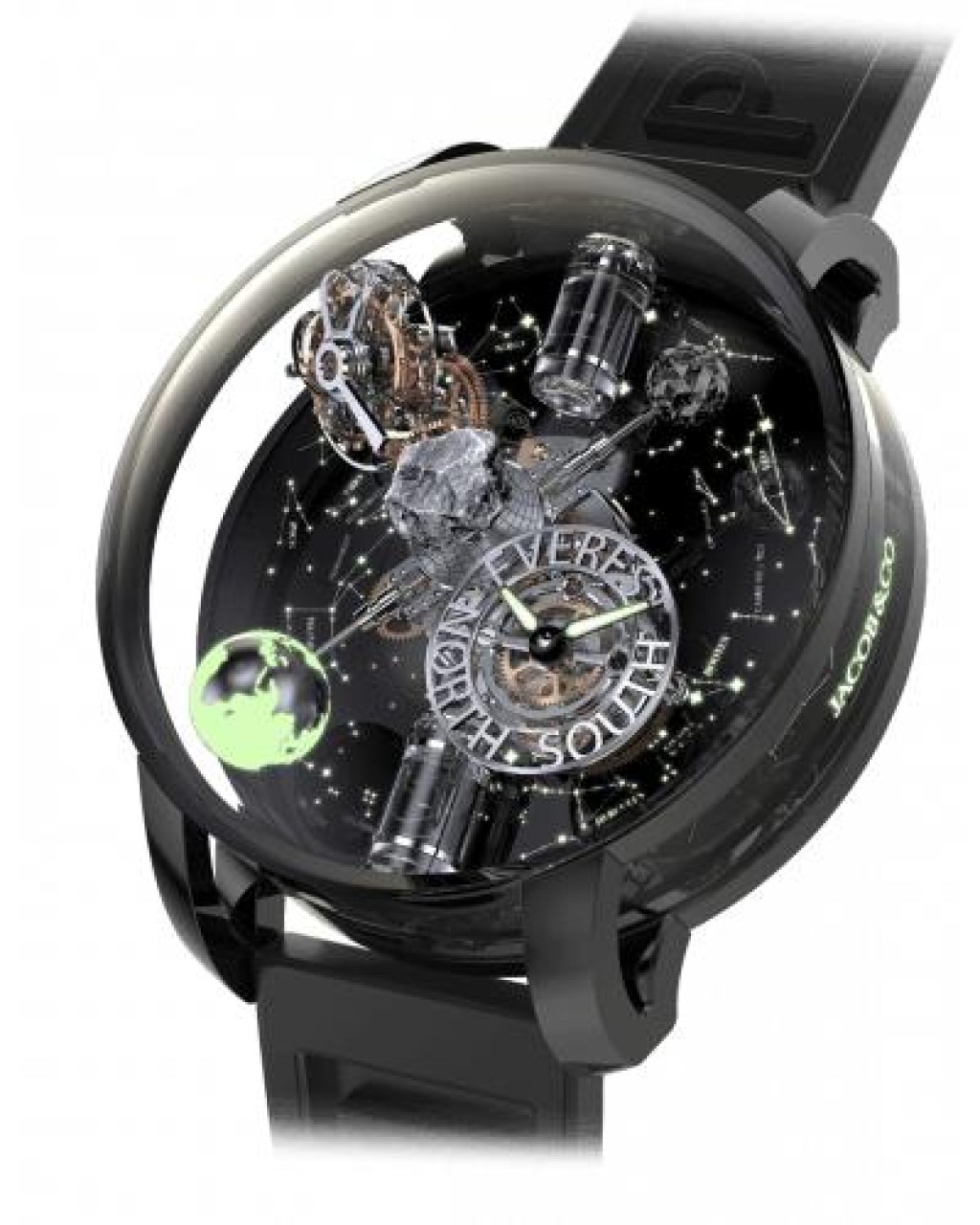 Buy Original Astronomia Everest Black Gold Watch With Bitcoin